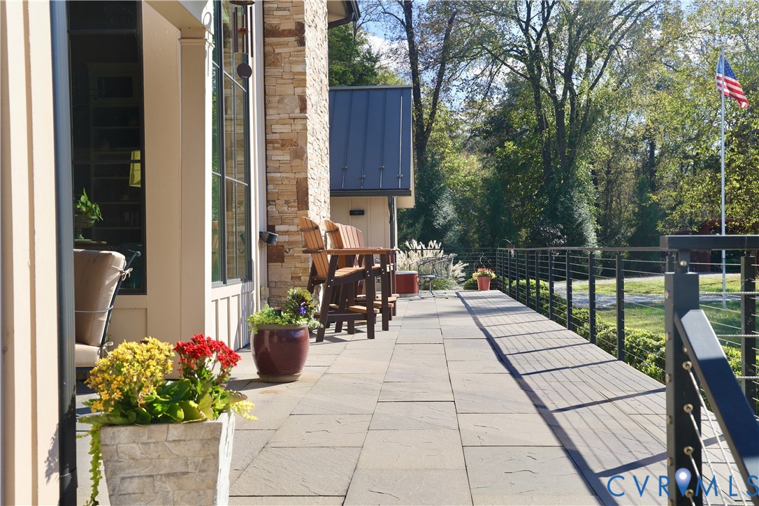 794 River Road West Manakin-Sabot, VA 23103 - Photo 60 of 82 Lots of space for planters and pots. Natural flag