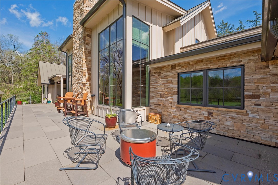794 River Road West Manakin-Sabot, VA 23103 - Photo 61 of 82 Large patio with natural flagstone pavers.