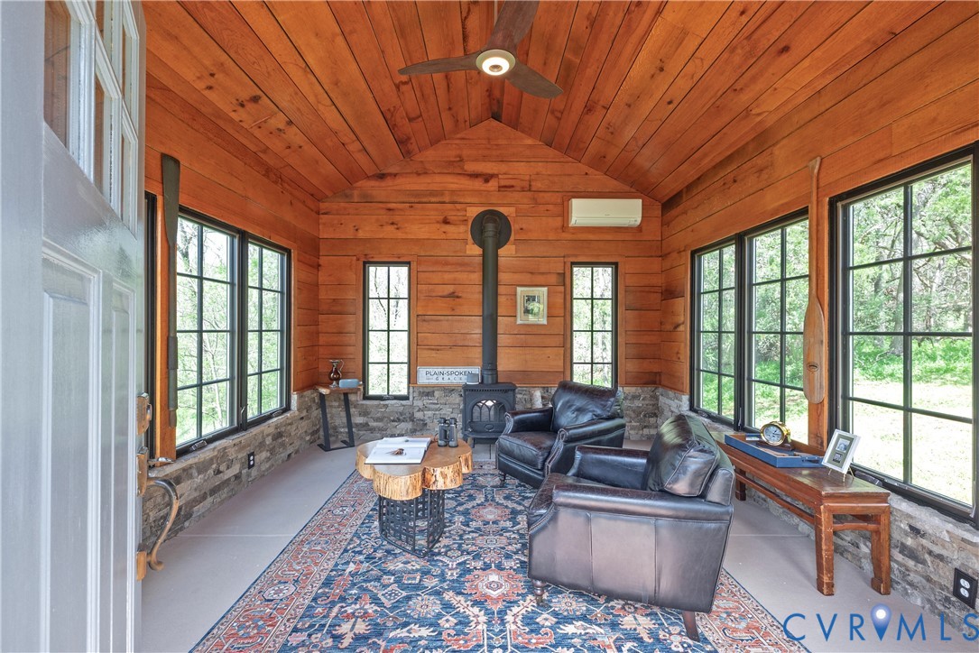 794 River Road West Manakin-Sabot, VA 23103 - Photo 64 of 82 Reading cabin with mini split and woodburning stov