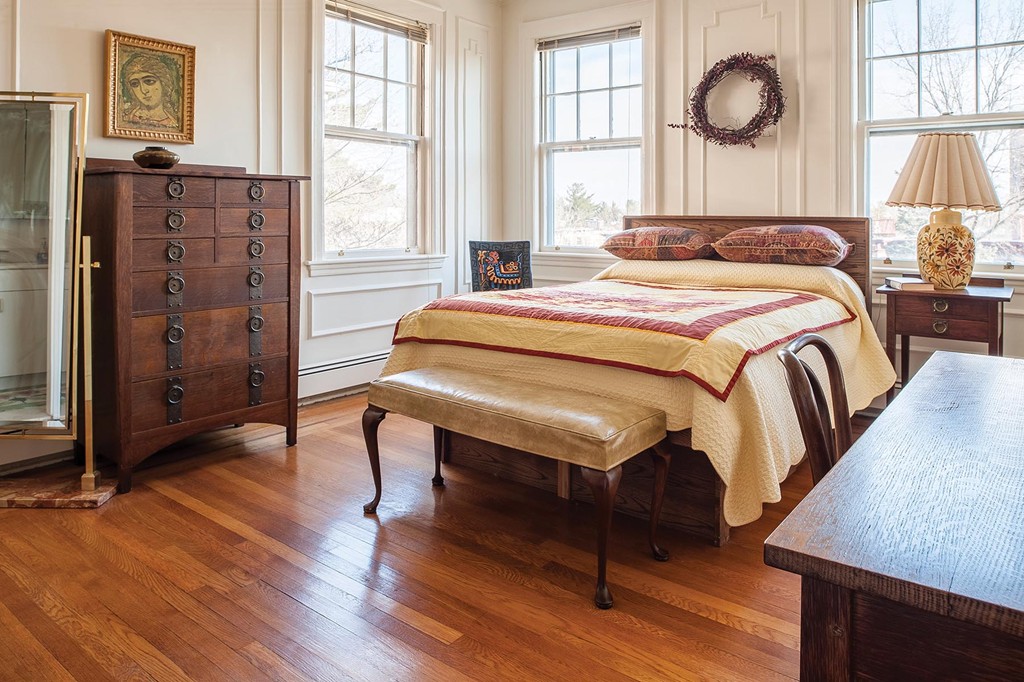 82 Atherton Road, Unit 2 Brookline, MA 02446 - Photo 7 of 9 a bedroom with a bed closet and a window