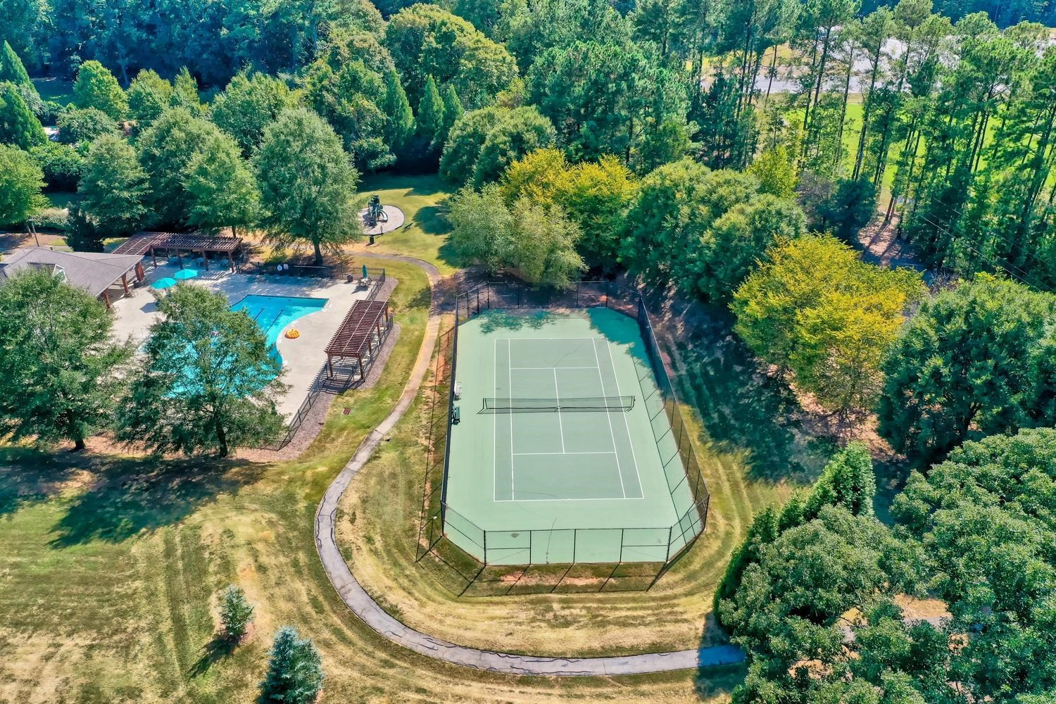 11224 Conley Cove Court Raleigh, NC 27613 - Photo 81 of 81 Community Tennis Court
