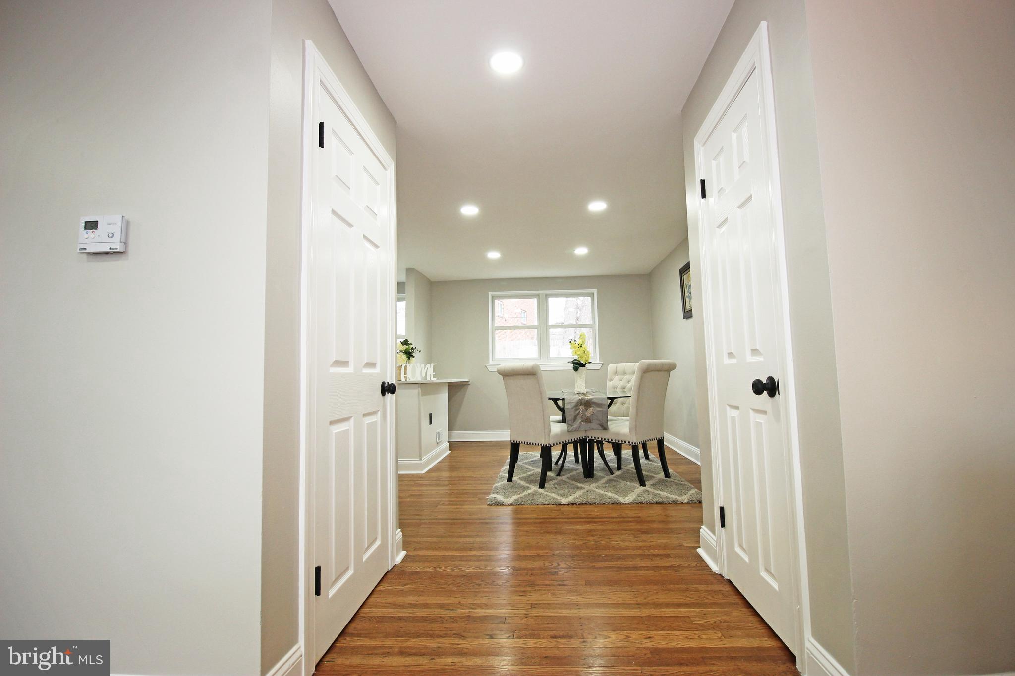 4017 Gideon Road Brookhaven, PA 19015 - Photo 17 of 54 a view of a dining area with furniture and wooden floor