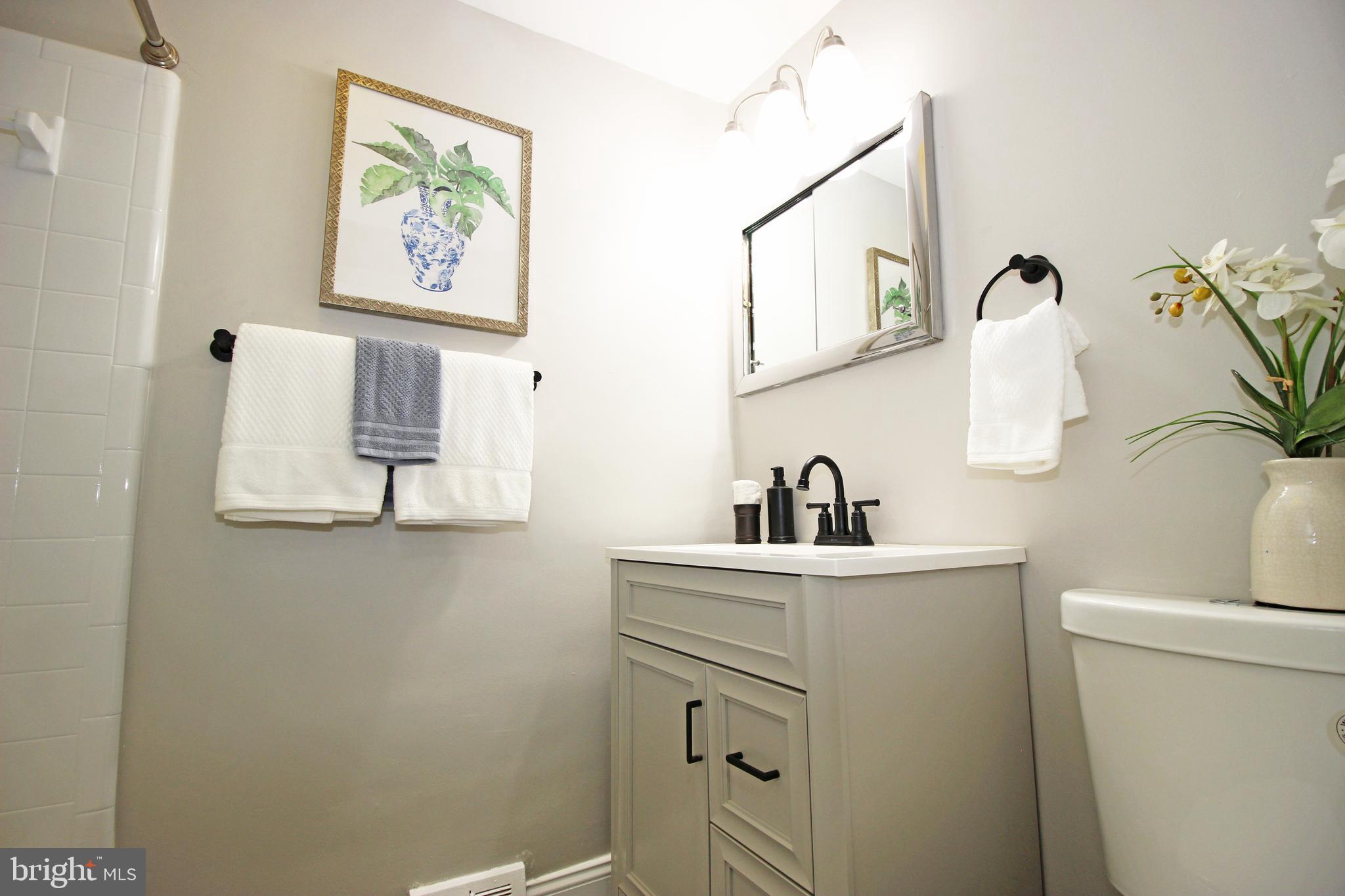 4017 Gideon Road Brookhaven, PA 19015 - Photo 42 of 54 a bathroom with a sink a toilet and mirror