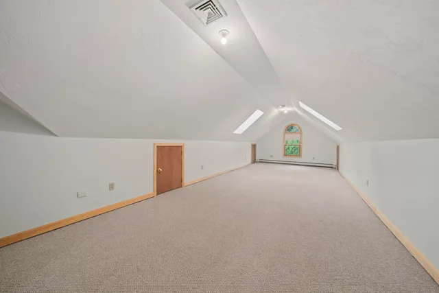 a view of a white building