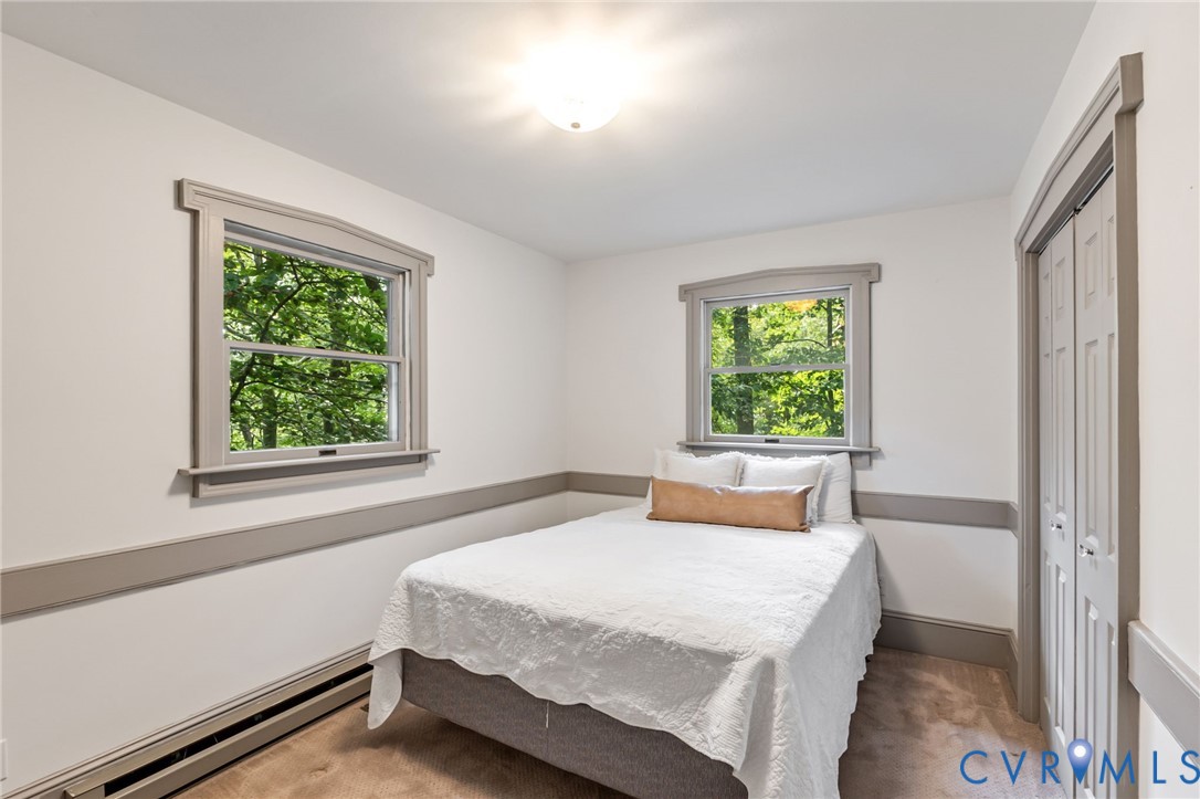 71 Old Mill Road Dillwyn, VA 23936 - Photo 14 of 31 First-floor primary with carpet and a spacious clo