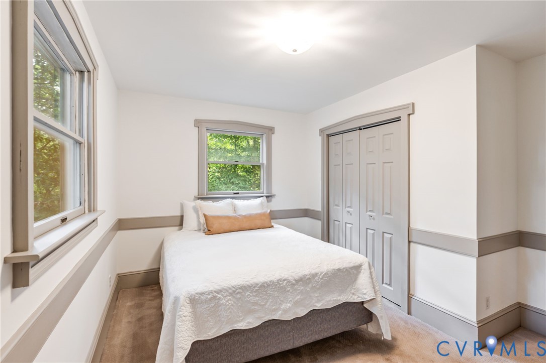 71 Old Mill Road Dillwyn, VA 23936 - Photo 15 of 31 First-floor primary with carpet and a spacious clo