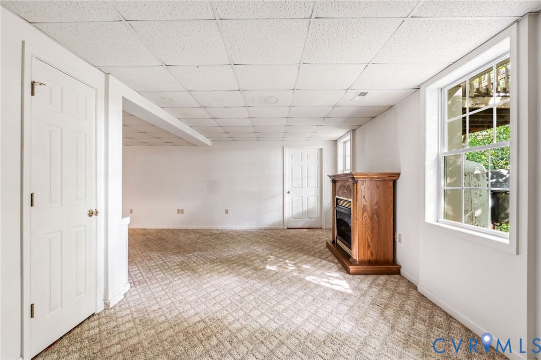 71 Old Mill Road Dillwyn, VA 23936 - Photo 25 of 31 Versatile finished basement with gas fireplace, of