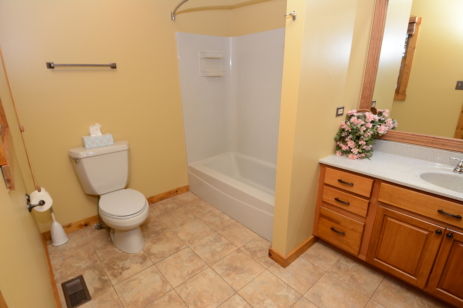 44W290 Plank Road Hampshire, IL 60140 - Photo 14 of 31 a bathroom with a sink a toilet and shower