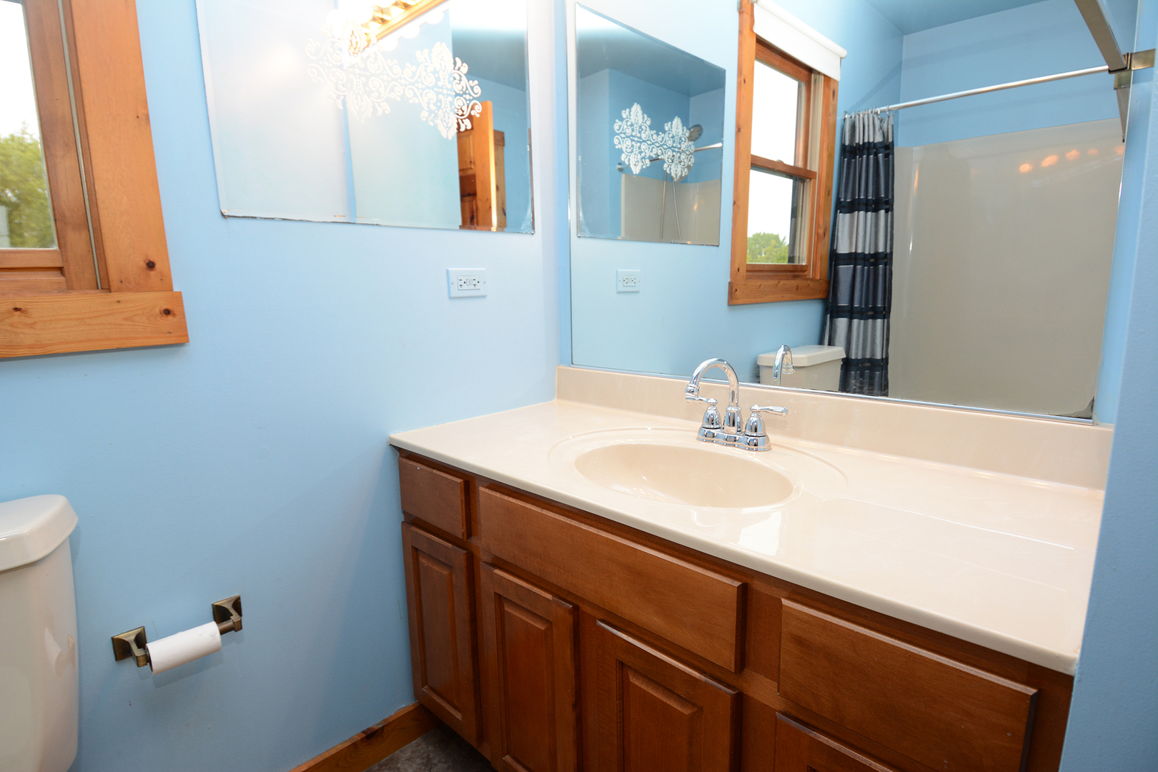 44W290 Plank Road Hampshire, IL 60140 - Photo 21 of 31 a bathroom with a sink and a mirror