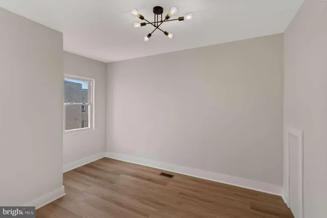 wooden floor in an empty room