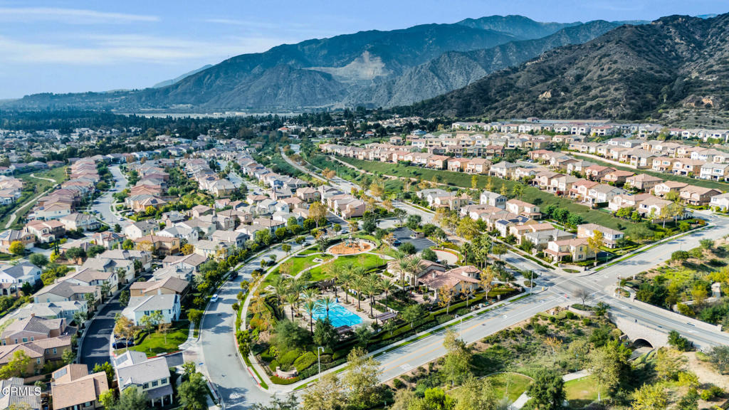 900 North Primrose Lane, Unit A Azusa, CA 91702 - Photo 50 of 55 an aerial view of residential house and outdoor space
