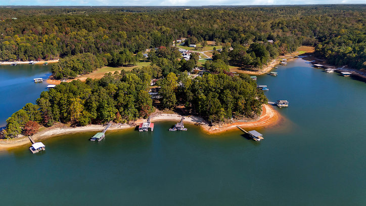 245 Inlet Point Road Fair Play, SC 29643 - Photo 45 of 49 Aerial of the point