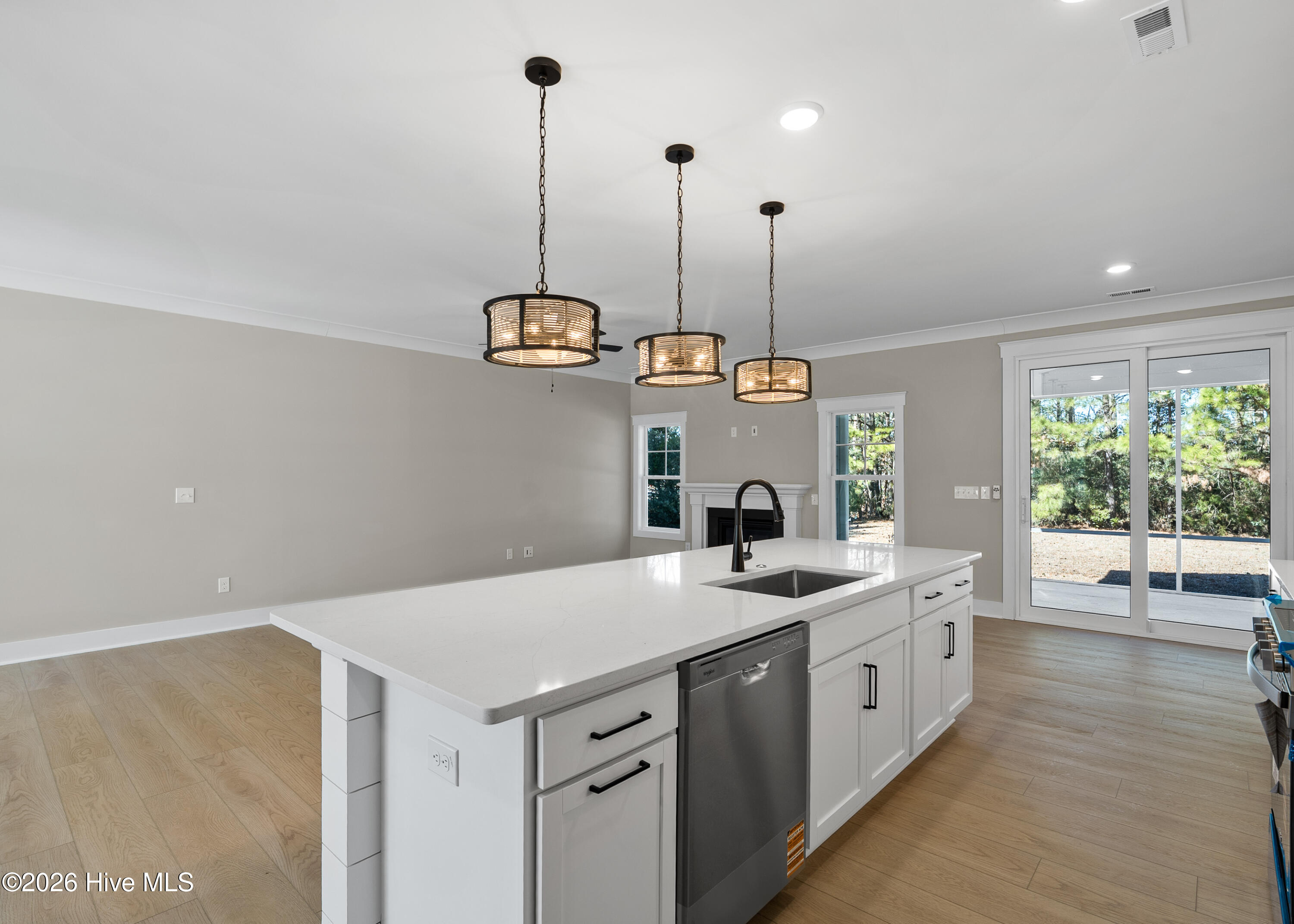 161 Twining Rose Lane Holly Ridge, NC 28445 - Photo 7 of 63 open kitchen/living area