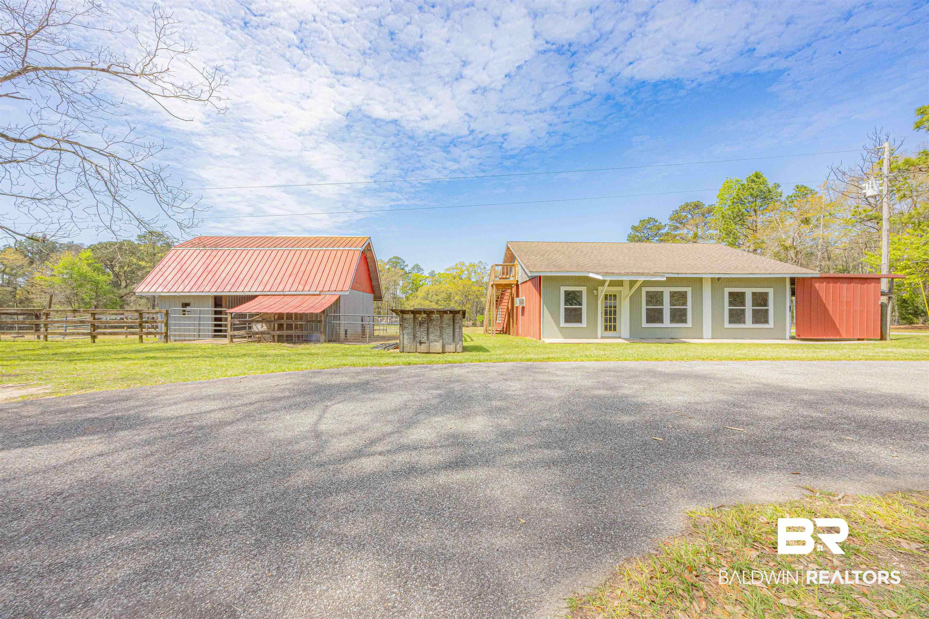 43101 Brown Road Bay Minette, AL 36507 - Photo 57 of 81 View of front of cottage and outdoor structure and a barn
