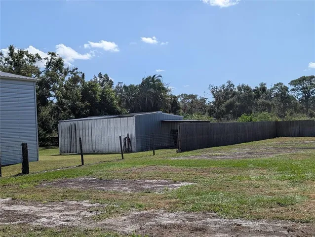 a view of a storage room