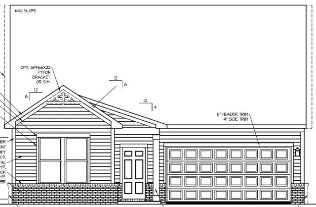 a view of a large white building