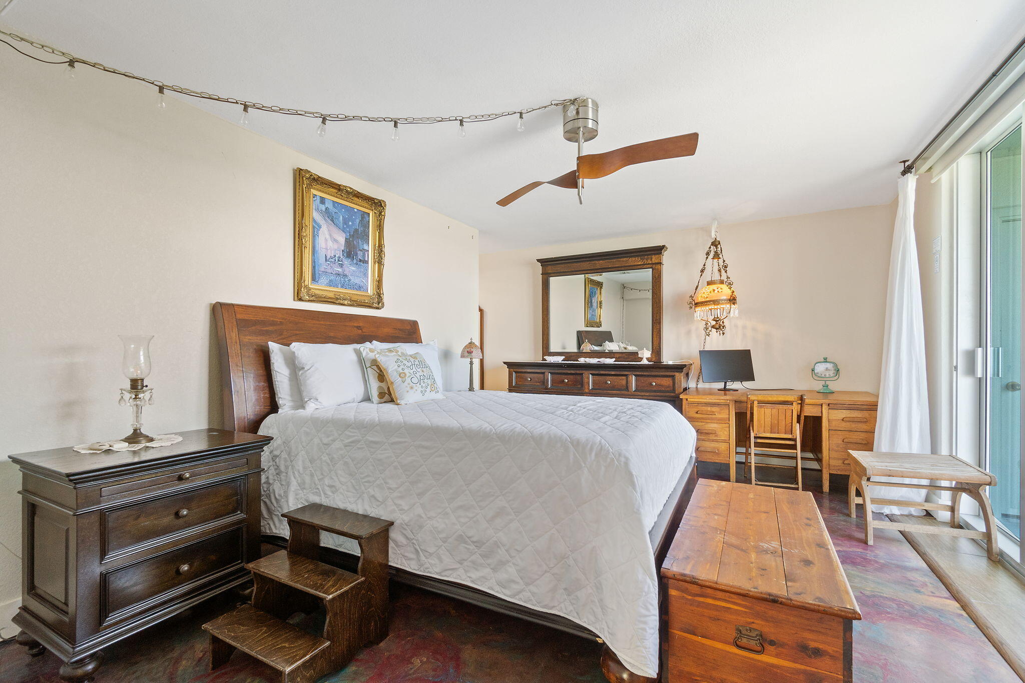 1200 Fort Pickens Road, Unit 1E Pensacola Beach, FL 32561 - Photo 25 of 44 a bed room with a bed and window