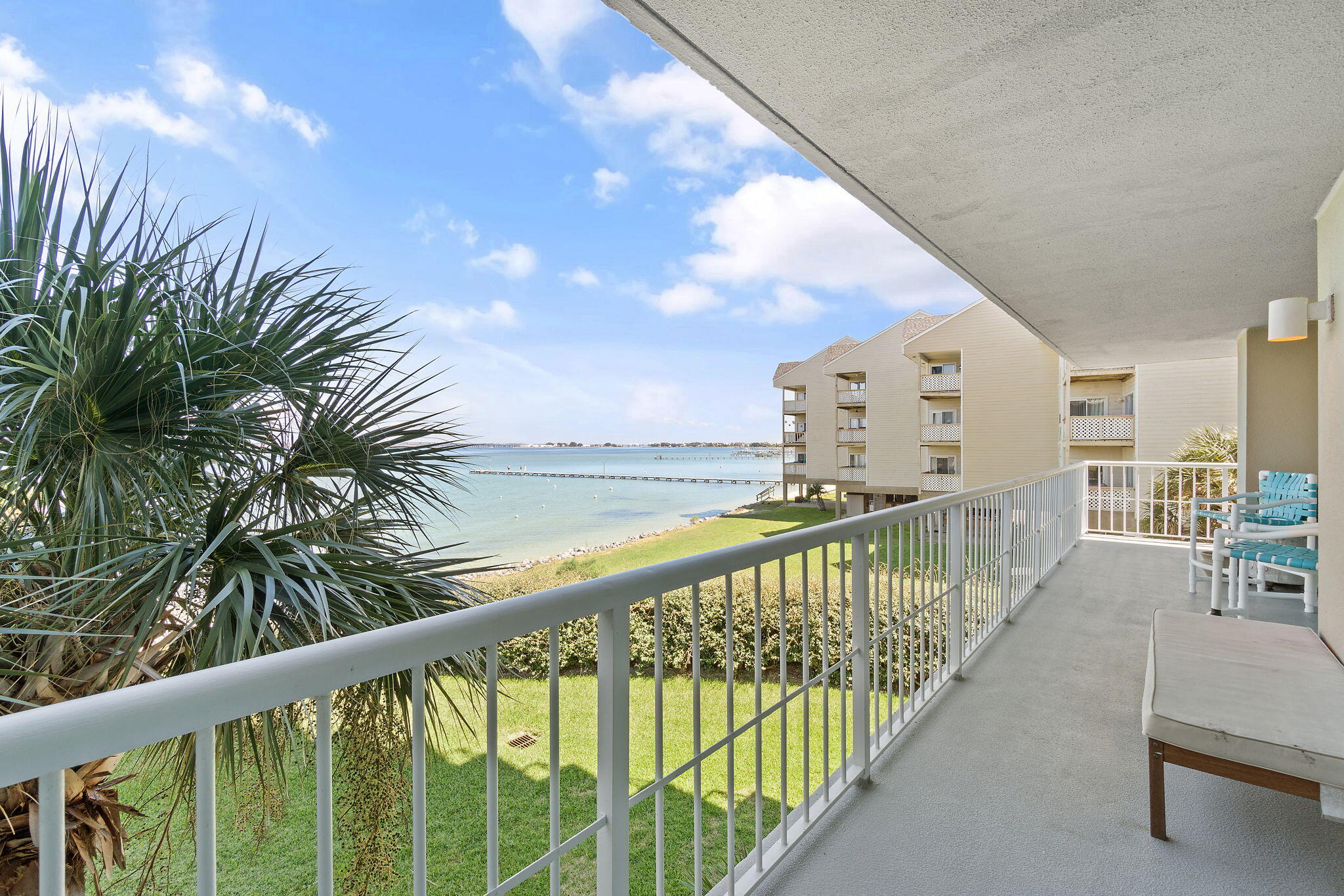 1200 Fort Pickens Road, Unit 1E Pensacola Beach, FL 32561 - Photo 30 of 44 a view of balcony with furniture