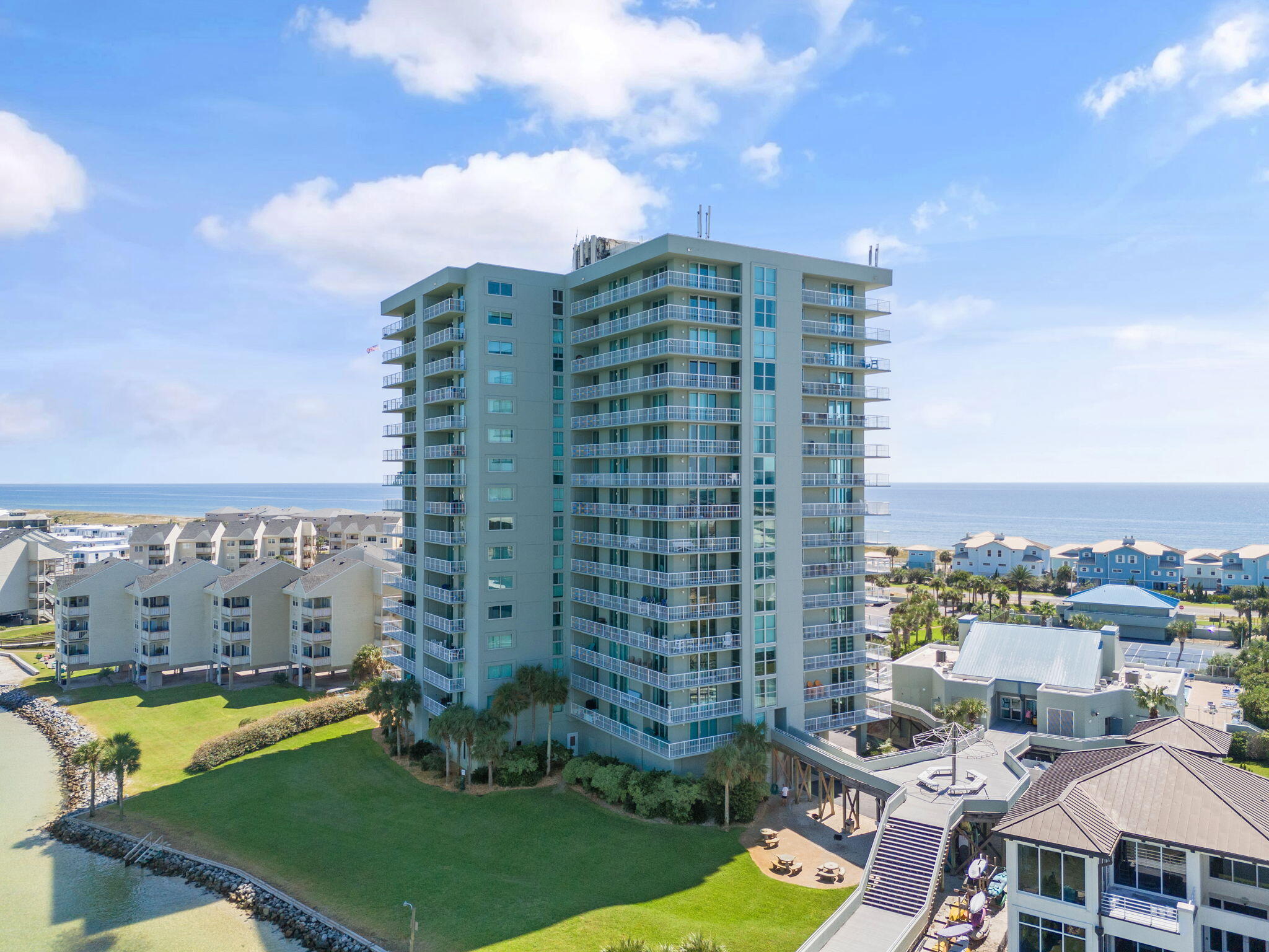 1200 Fort Pickens Road, Unit 1E Pensacola Beach, FL 32561 - Photo 32 of 44 a view of a city with tall buildings