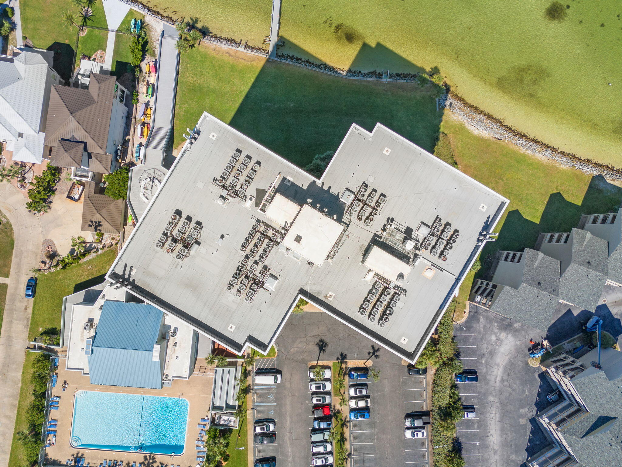 1200 Fort Pickens Road, Unit 1E Pensacola Beach, FL 32561 - Photo 36 of 44 an aerial view of a house