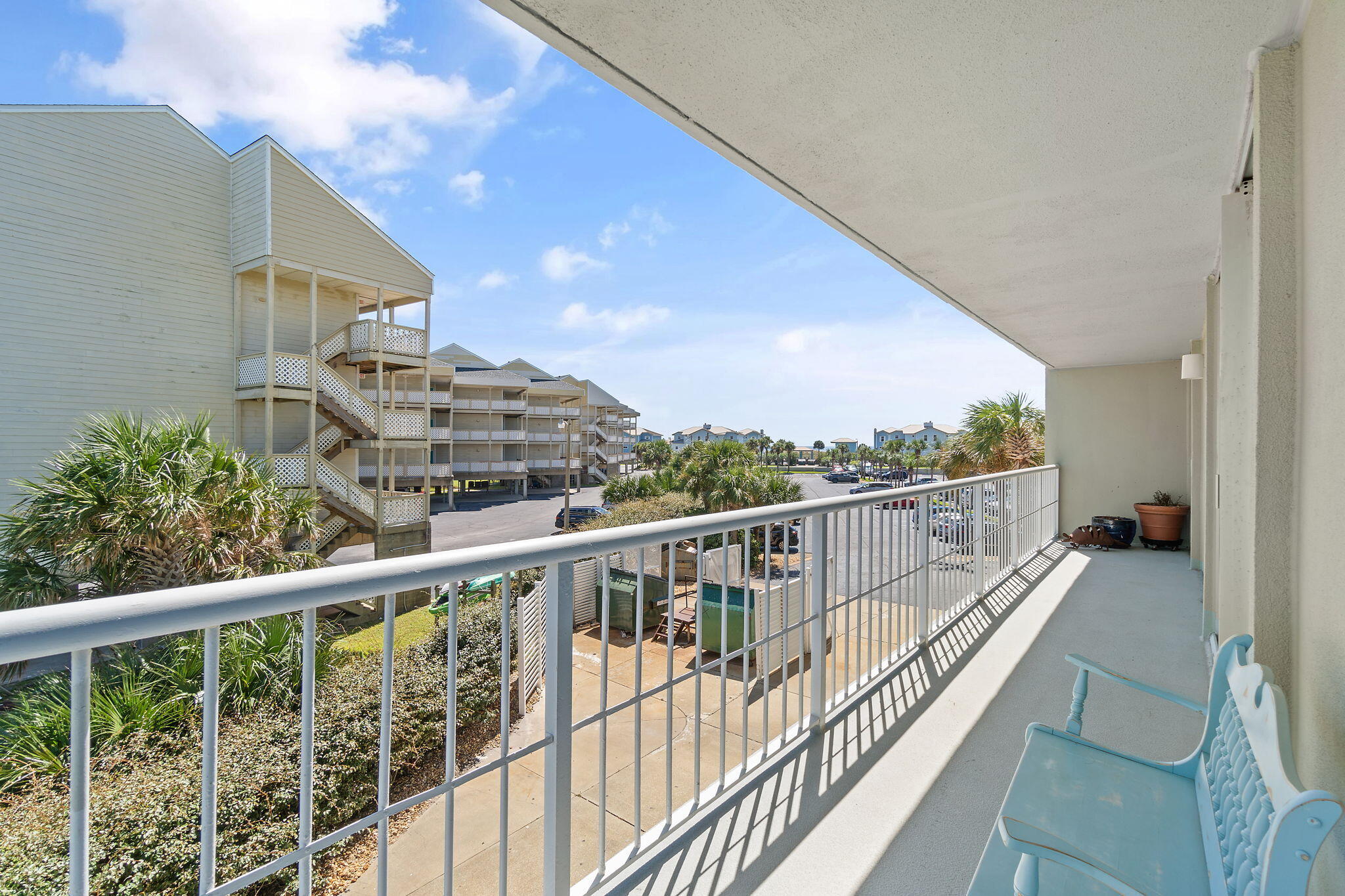1200 Fort Pickens Road, Unit 1E Pensacola Beach, FL 32561 - Photo 7 of 44 a view of balcony with furniture