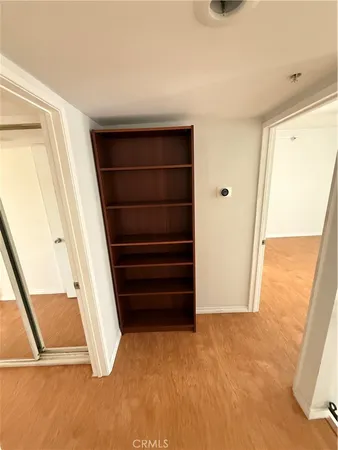 a view of closet area