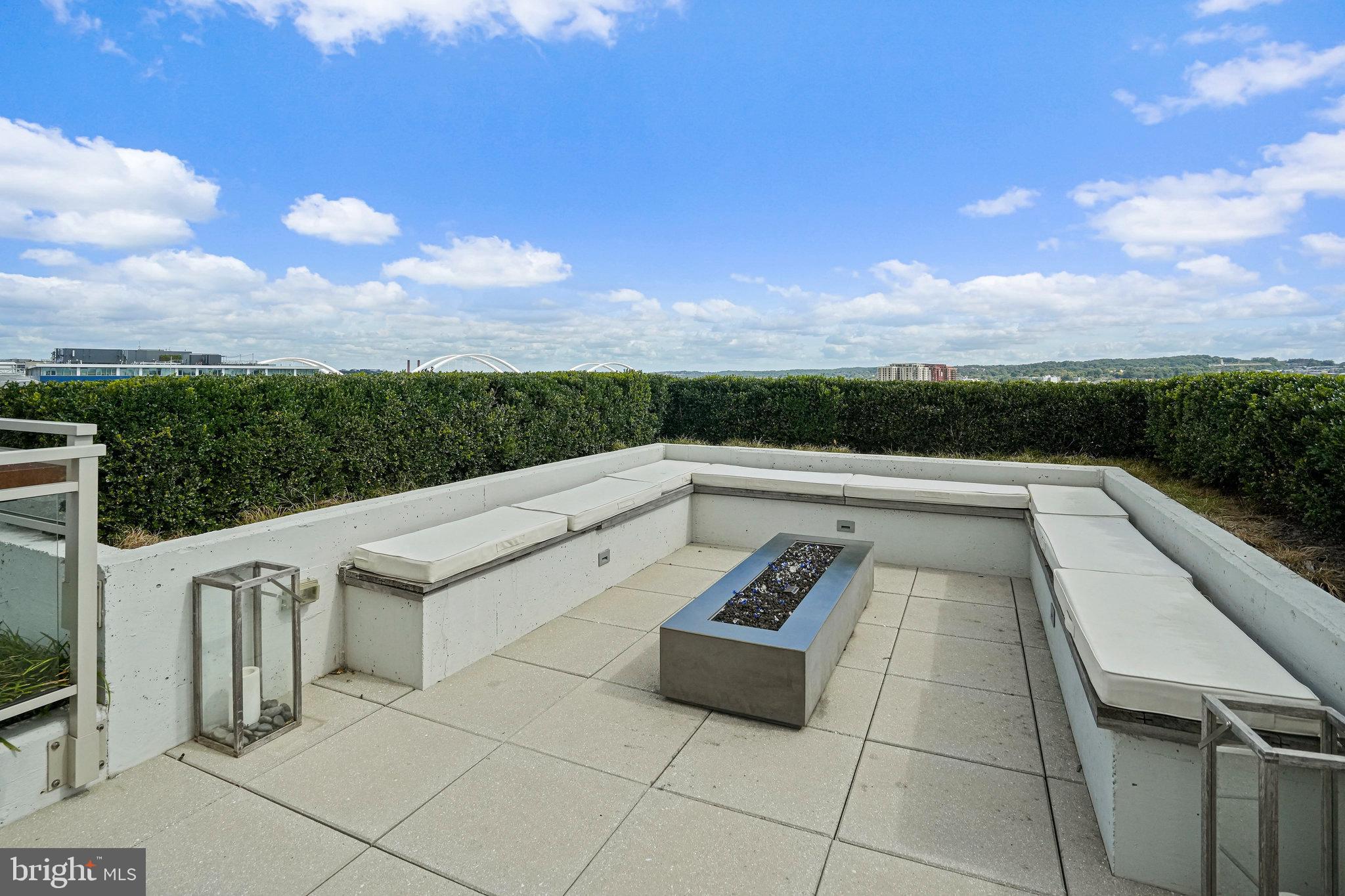 88 V Street Southwest, Unit 807 Washington, DC 20024 - Photo 35 of 57 a view of terrace with seating space