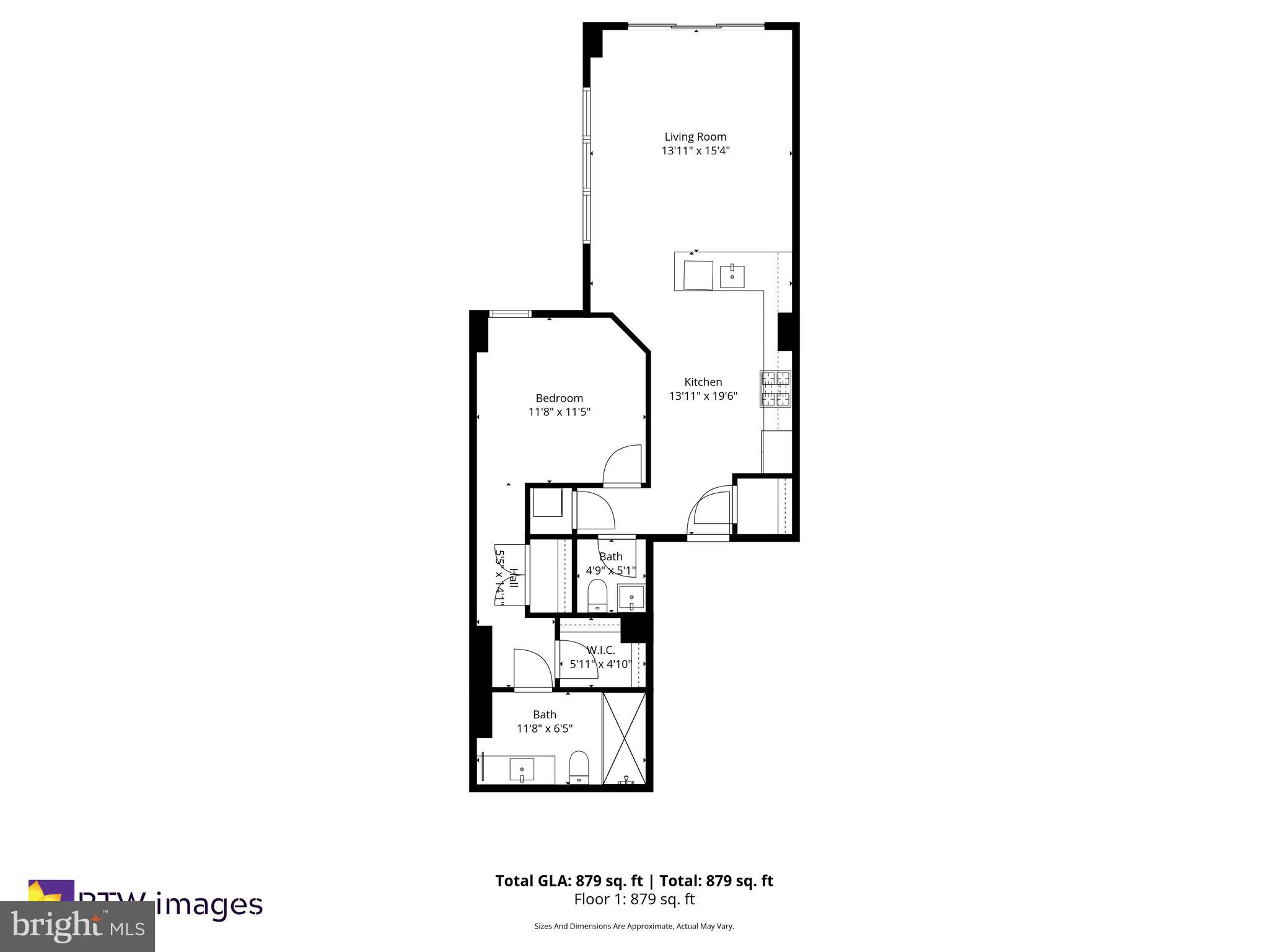 88 V Street Southwest, Unit 807 Washington, DC 20024 - Photo 57 of 57 a picture of a bench in a wall