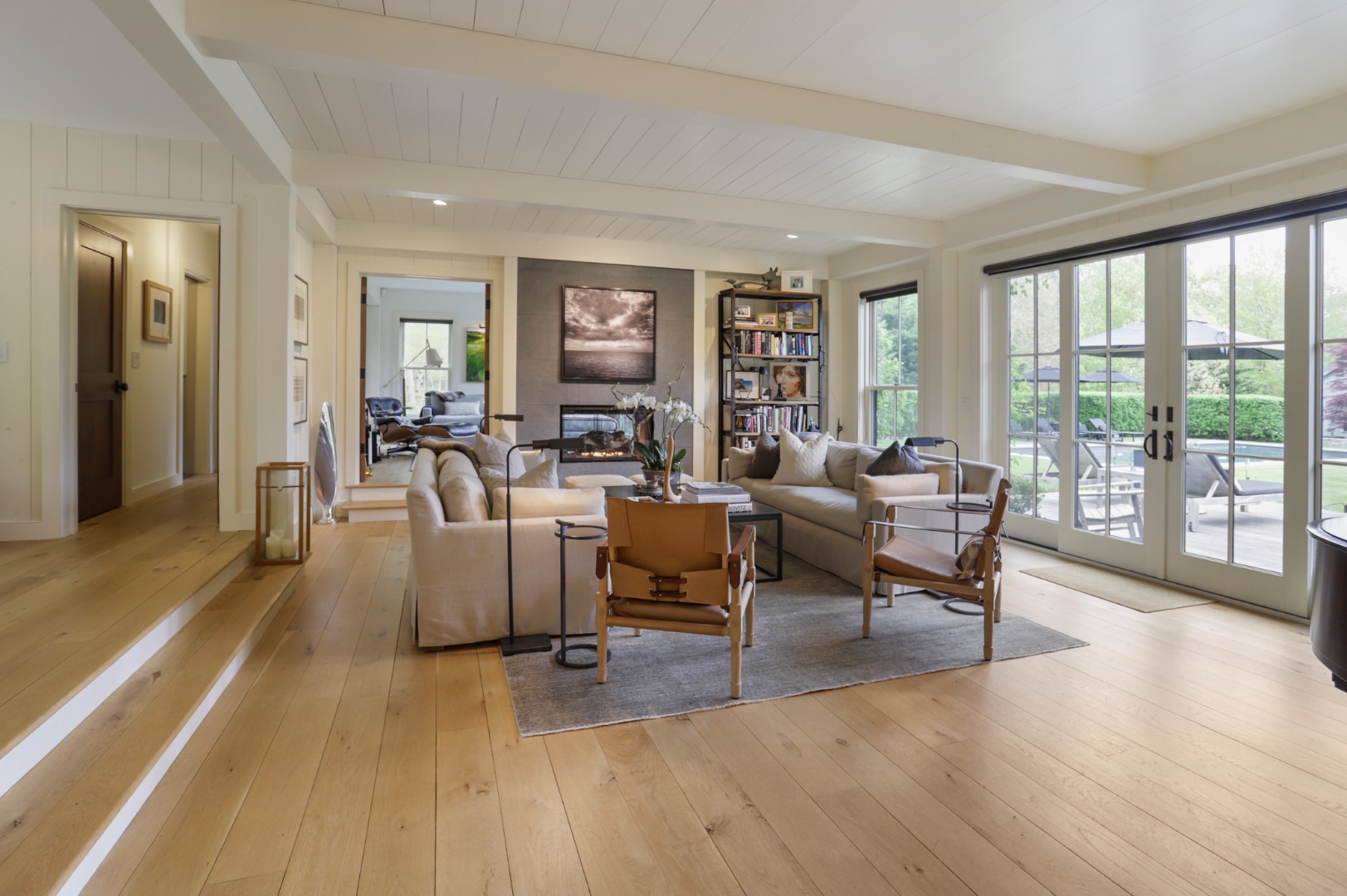 9 Ridge Hill Road Chilmark, MA 02535 - Photo 11 of 48 a living room with furniture and a wooden floor