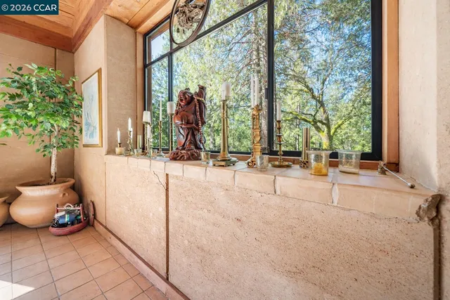 a very nice looking room with a large window