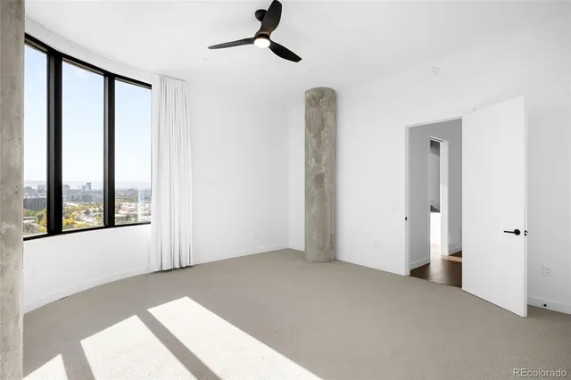 a view of a city from a window