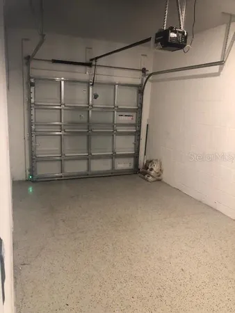 a view of a room with an empty space