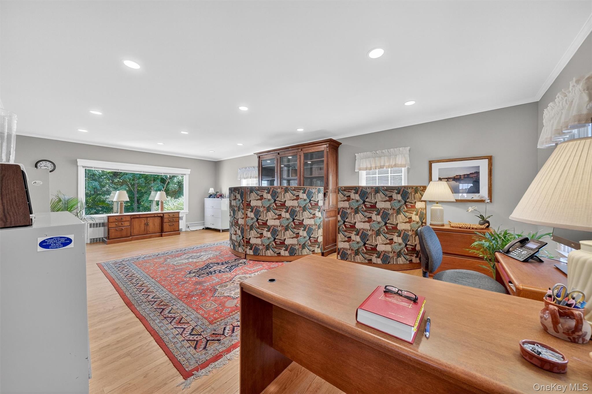 1436 Highway 52 Fishkill, NY 12524 - Photo 7 of 46 Living room with hardwood flooring, large windows and fireplace