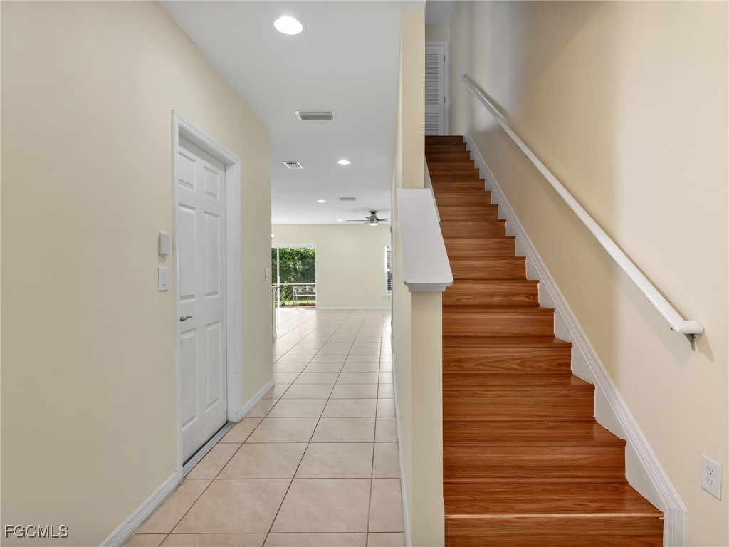 3886 Tilbor Circle Fort Myers, FL 33916 - Photo 5 of 30 a view of entryway and hall with wooden floor