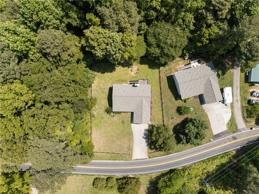 921 Pace Road Hiram, GA 30141 - Photo 38 of 41 an aerial view of a house with a yard