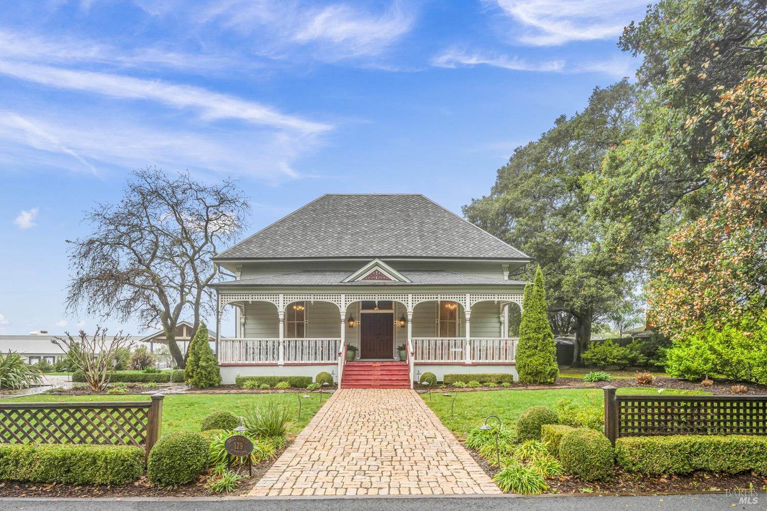 129 Devlin Road Napa, CA 94558 - Photo 18 of 38 front view of a house with a yard