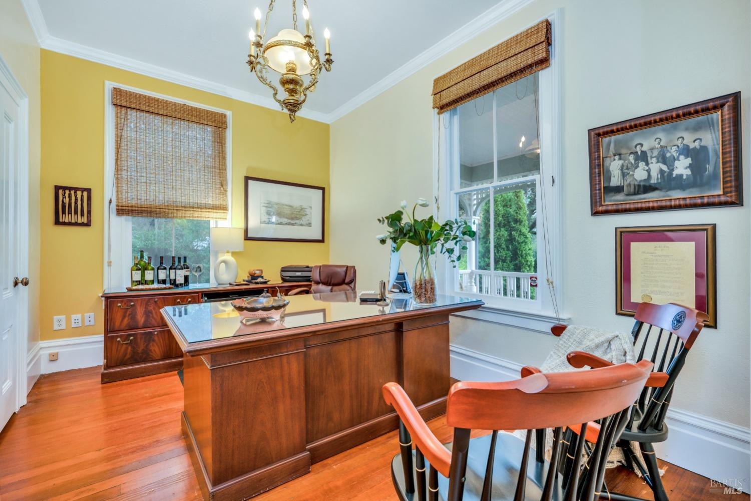 129 Devlin Road Napa, CA 94558 - Photo 22 of 38 a view of a dining room with furniture window and wooden floor
