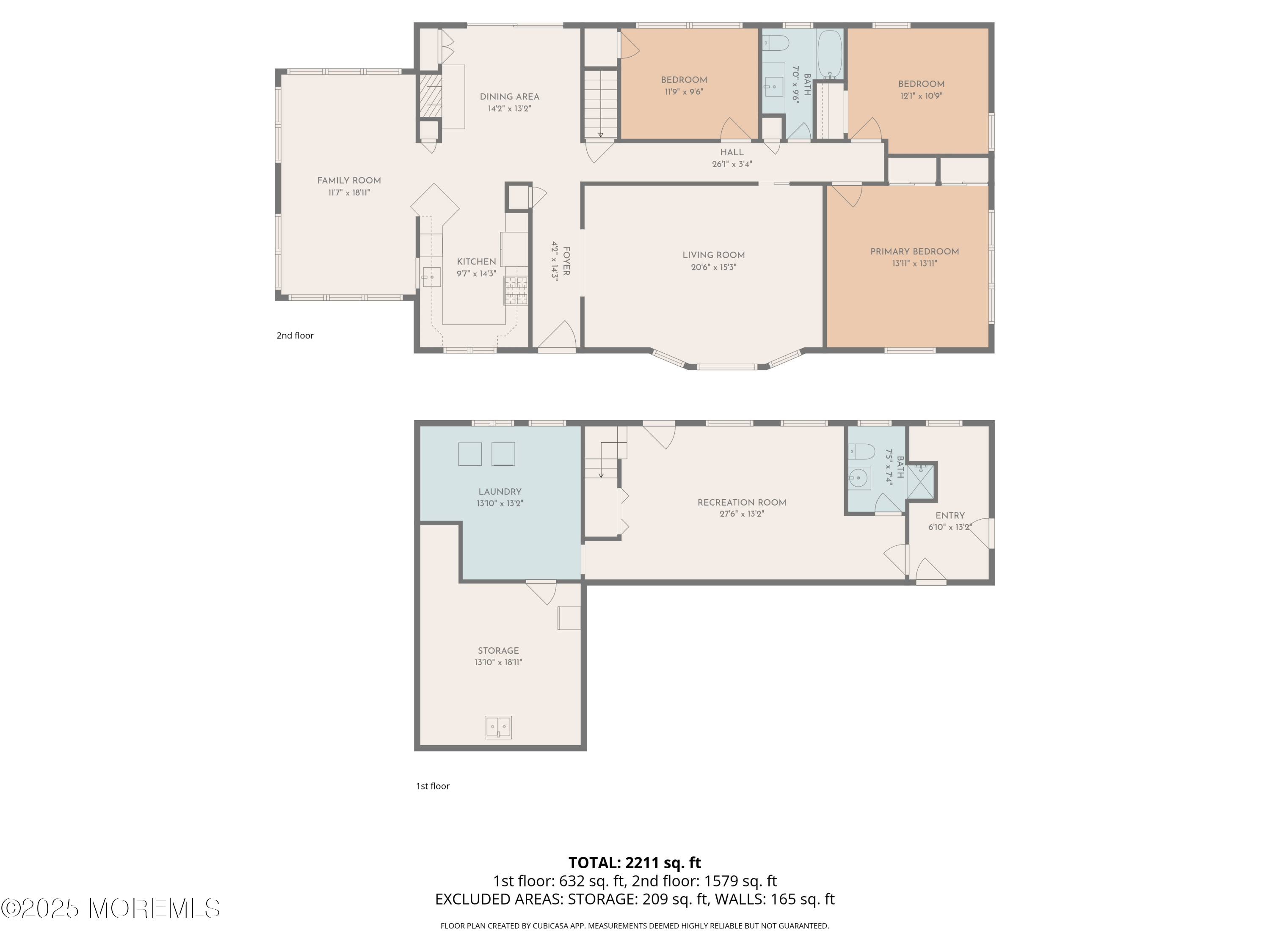 74 Fish Hawk Drive Middletown, NJ 07748 - Photo 32 of 32 a picture of a floor plan