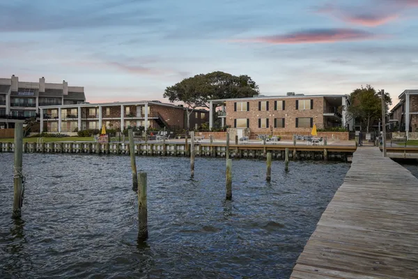 a view of a house with large ocean