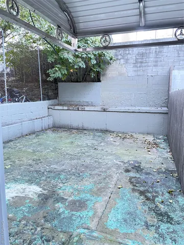 a backyard of a house