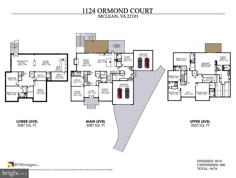 1124 Ormond Court McLean, VA 22101 - Photo 81 of 81 Floor Plan