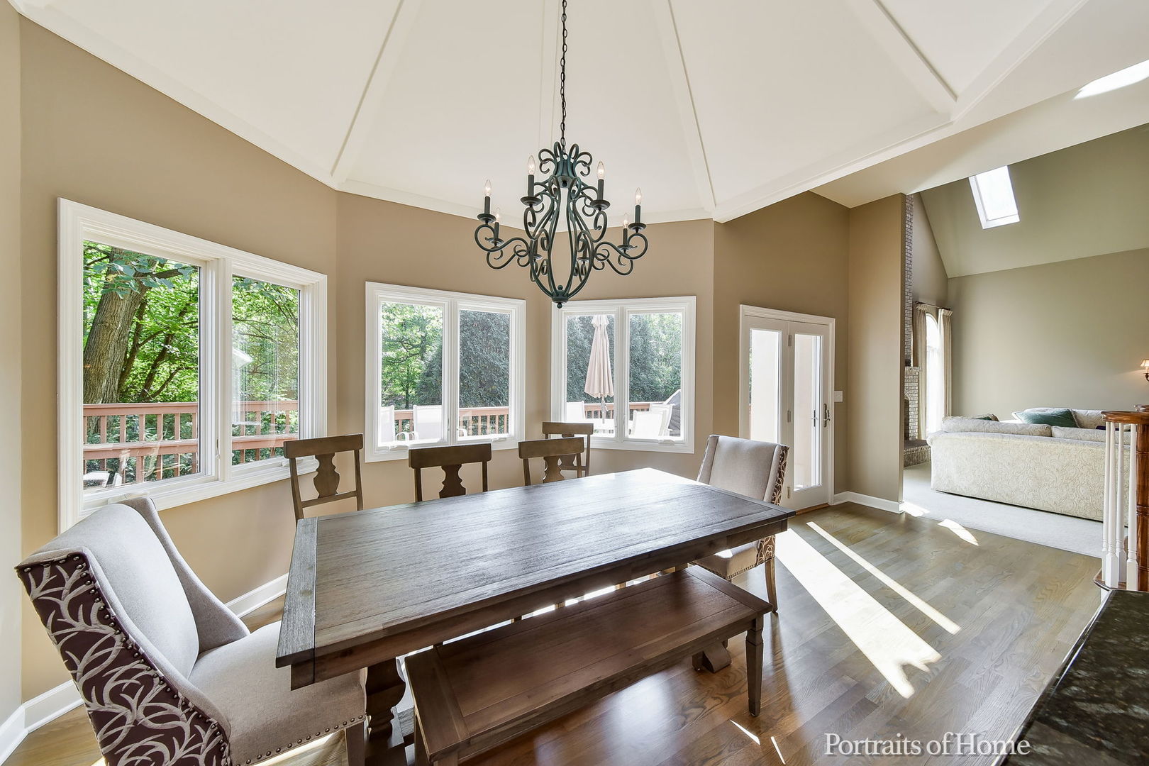 674 East Gartner Road Naperville, IL 60540 - Photo 14 of 36 a view of a dining room with furniture window and outside view