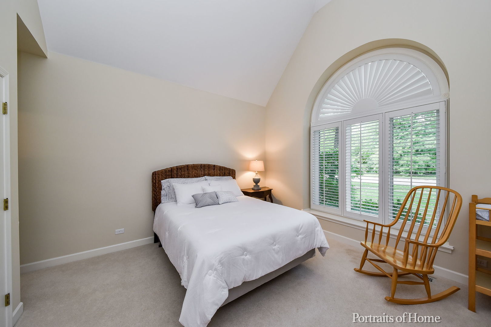674 East Gartner Road Naperville, IL 60540 - Photo 20 of 36 a bedroom with a bed chair and a large window
