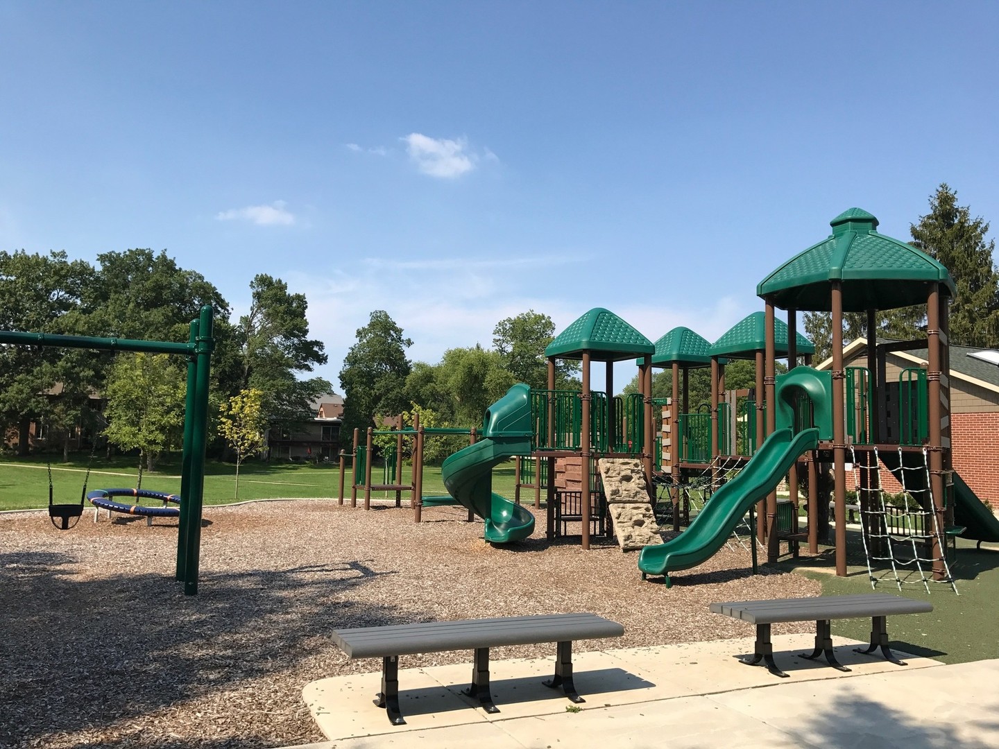 740 Juniper Road Glenview, IL 60025 - Photo 15 of 22 a view of a park with slide