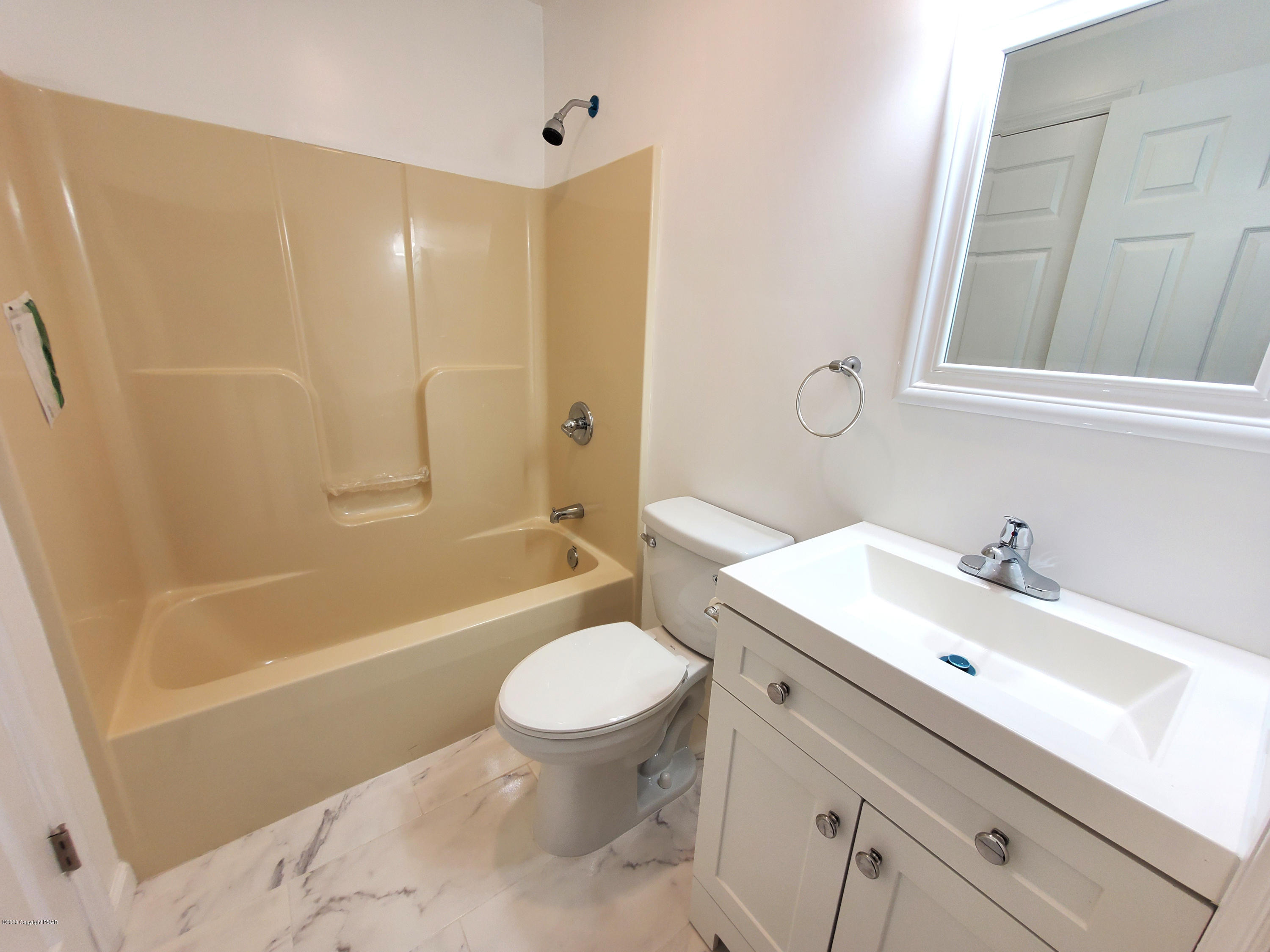 2273 Milford Road Bushkill, PA 18324 - Photo 13 of 23 a bathroom with a sink a toilet and a bathtub