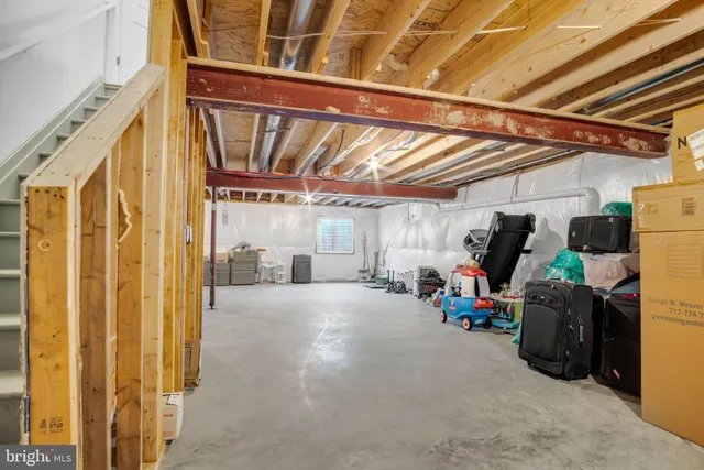 a view of storage and utility room