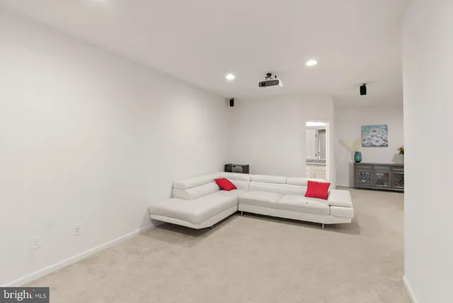 a view of roof deck with patio