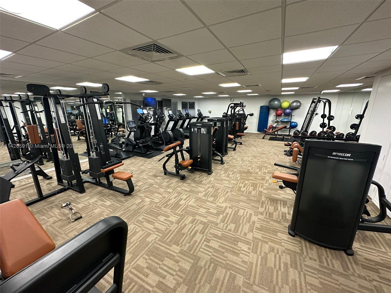 6398 Northwest 32nd Terrace Boca Raton, FL 33496 - Photo 41 of 45 a view of a room with gym equipment