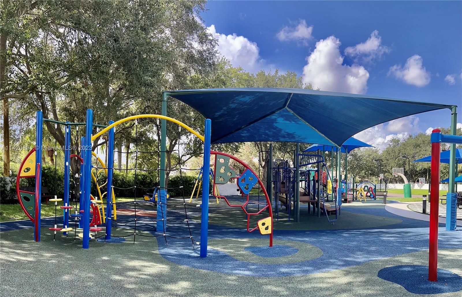 6398 Northwest 32nd Terrace Boca Raton, FL 33496 - Photo 44 of 45 a view of outdoor space with trampoline