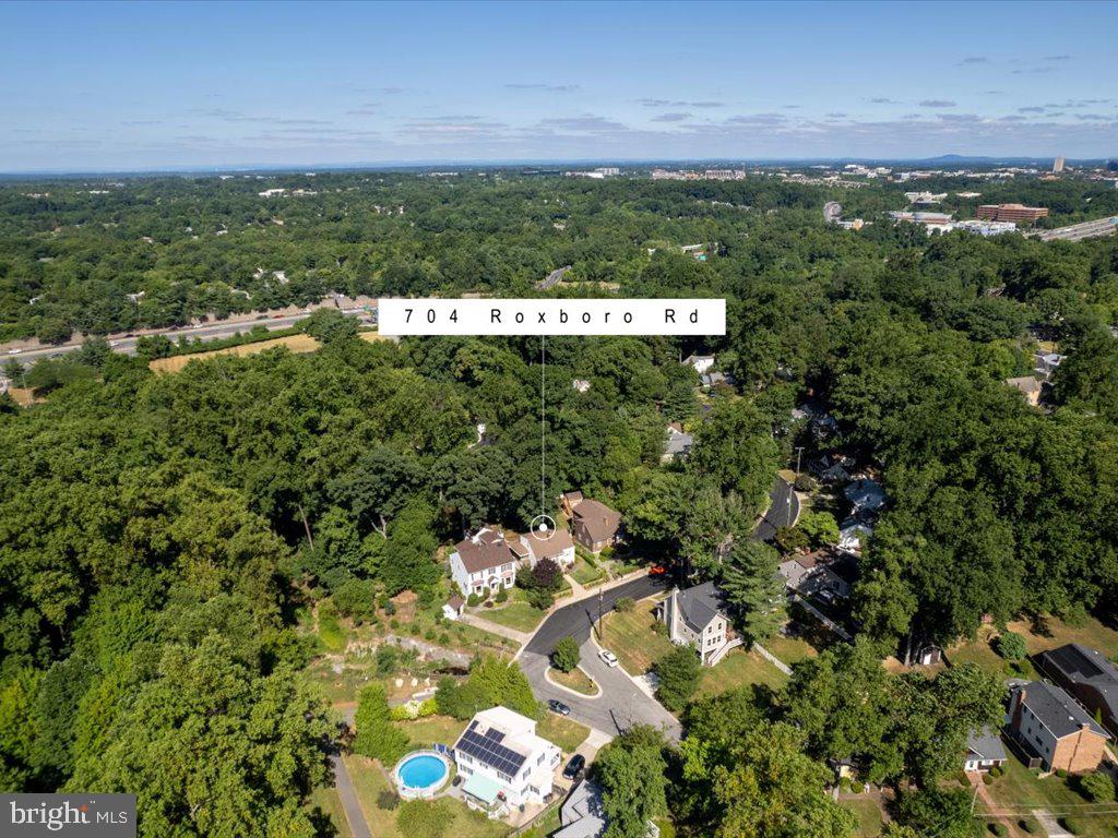 704 Roxboro Road Rockville, MD 20850 - Photo 34 of 43 Aerial view of 704 Roxboro Road